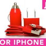 Iphoen 5 Charger (red) -
