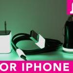 Glow In The Dark Iphone 5 Charger - 3-in-1 Black..