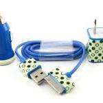 Polka Dot Glow In The Dark Iphone Charger Set -..