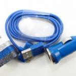 Glitter Iphone Charger - Blue Stripes - Includes..