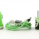 Glow In The Dark Iphone Charger - Paisley Print -..