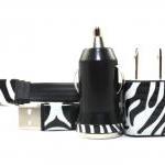 Zebra Print Mobile Phone Charger For Android..