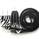Zebra Print Mobile Phone Charger For Android..