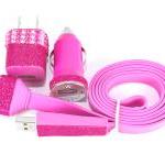 Pink Posh Iphone Charger - Compatible With Ipod..